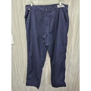 Men's Carhartt FR Blue Pants Size 36x36 73478-20 Chore Industry Maintenance (3)